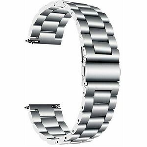 4wrist Curea din oțel pentru Samsung Galaxy Watch - Silver 22 mm imagine
