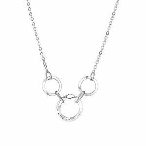 Praqia Jewellery Colier elegant din argintWater rings N6521_RH imagine