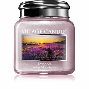 Village Candle Lumânare parfumată în sticlă Lavender 390 g imagine