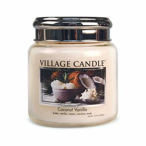 Village Candle Lumânare parfumată în sticlăCoconut Vanilla 390 g imagine