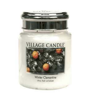 Village Candle Lumânare parfumată în sticlă Winter Clementine 390 g imagine