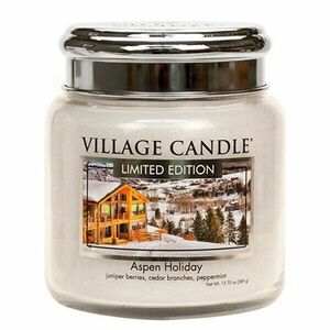 Village Candle Lumânare parfumată în sticlă Aspen Holiday 389 g imagine