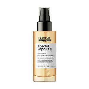 L´Oréal Professionnel Tratament multifuncțional fără clătire cu ulei cu proteine și quinoa aurie pentru părul uscat și deteriorat Serie Expert Absolut imagine