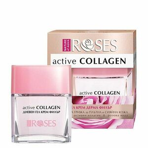 ELLEMARE Cremă-gel de zi pentru pielea matură RosesActiveCollagen(Wrinkle Filler Gel Cream) 50 ml imagine