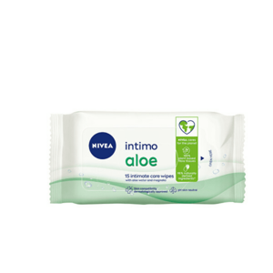 Nivea Șervețele pentru igiena intimă Intimo Aloe (Intimate Care Wipes) 15 buc imagine