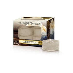Yankee Candle Lumânări aromatice de ceai Coconut Rice Cream 12 x 9, 8 g imagine