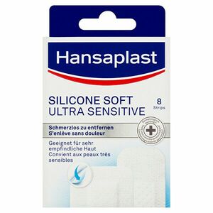 Hansaplast Plasture silicon 8 buc imagine