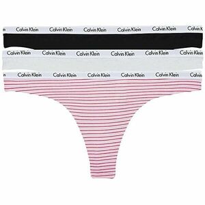 Calvin Klein 3 PACK - tanga pentru femei PLUS SIZE QD3800E-W5A 3XL imagine