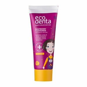 Ecodenta Pasta de dinți cu aromă de zmeură pentru copii Super+Natural Oral Care Raspberry Flavoured (Toothpaste For Kids) 75 ml imagine