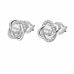 Lotus Silver Cercei din argint strălucitori cu zirconii si perle LP3094-4/1 imagine