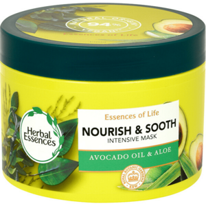 Herbal Essence Mască nutritivă și netezitoare pentru părul uscat Avocado Oil & Aloe (Intensive Mask) 450 ml imagine