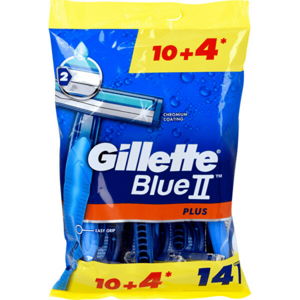 Gillette Aparate de ras de unică folosință pentru bărbați GilletteBlue 2 Plus 10 + 4 buc imagine