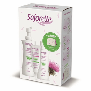 Saforelle Set cadou de îngrijire pentru igiena intimă cu o pungă cosmetică imagine