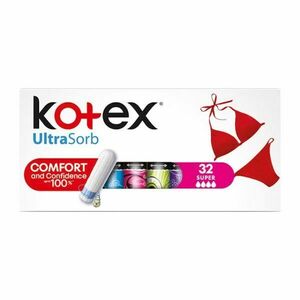 Kotex Tampoane Ultra Sorb Super (Tampons) 32 ks imagine
