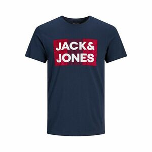 Jack&Jones PLUS Tricou pentru bărbați JJELOGORegular Fit 12158505Navy Blazer 6XL imagine