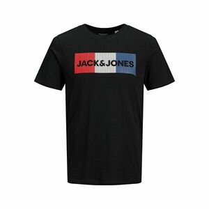 Jack&Jones PLUS Tricou pentru bărbați JJELOGORegular Fit 12158505 Black 4XL imagine