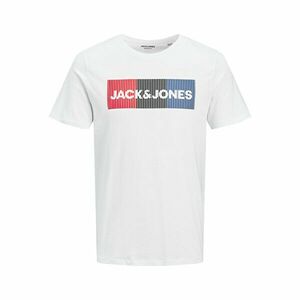 Jack&Jones PLUS Tricou pentru bărbați JJELOGORegular Fit 12158505 Alb-3 6XL imagine