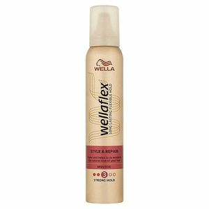 Wella Spumă cu fixare medie pentru păr deteriorat Wellaflex Style & Repair (Mousse) 200 ml imagine