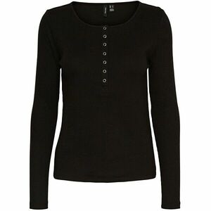 Vero Moda Tricou pentru femei VMNATASHA10254130 Black XL imagine