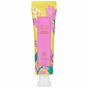 Holika Holika Cremă de mâini nutritivă și hidratantă Freesia Blooming (Perfumed Hand Cream) 30 ml imagine