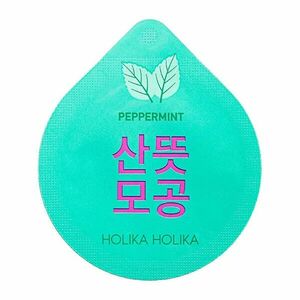 Holika Holika Mască de curățare pentru pielea problematică Peppermint Superfood Capsule Pack (Cleansing Mask) 10 ml imagine
