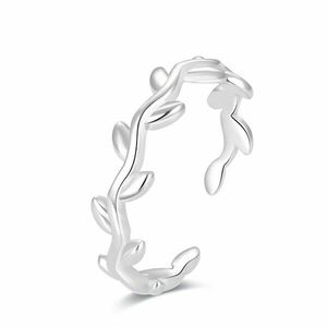 Beneto Inel din argint pentru picior cu frunze AGGF495 imagine