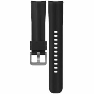 4wrist Curea pentru Samsung Galaxy Watch - Neagră 20 mm imagine