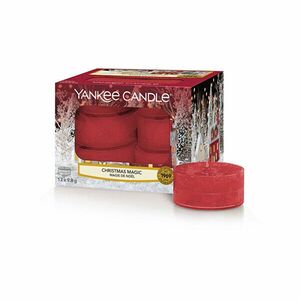 Yankee Candle Lumânări de ceai aromatice Christmas magic 12 x 9, 8 g imagine