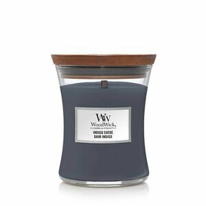 WoodWick Lumânare parfumată in vază medie Indigo Suede 275 g imagine