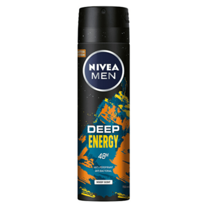 Nivea Spray antiperspirant Deep Energy(Anti-perspirant) 150 ml imagine