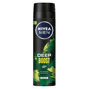 Nivea Spray antiperspirant Deep Boost(Anti-perspirant) 150 ml imagine