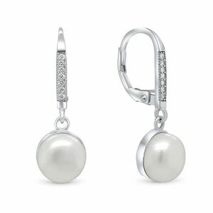 Brilio Silver Cercei fermecători de argint cu perle și zirconii EA90 imagine