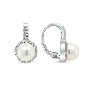 Brilio Silver Cercei fermecători din argint cu perle și zirconii EA93 imagine