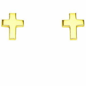 Amen Cercei eleganți aurii în forma de cruci Crosses ORCROG imagine