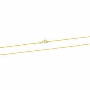 Beneto Exclusive Lanț unic din aur galben VeneziaAUS0016-G 50 cm imagine