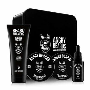 Angry Beards Set cadou pentru îngrijirea bărbii și părului Saloon imagine