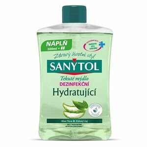 Sanytol Săpun dezinfectant hidratant Aloe Vera & Ceai verde - rezervă 500 ml imagine