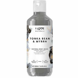 I Love Gel de duș hidratant Naturals Tonka Bean & Myrrh (Body Wash) 500 ml imagine
