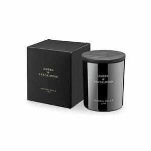 Cereria Mollá Lumânare parfumata neagră Amber & Sandalwood (Candle) 230 g imagine