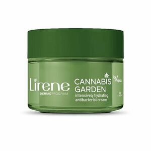 Lirene Cremă de față hidratantă intensivă Canabbis Garden (Intensively Hydrating Antibacterial Cream) 50 ml imagine