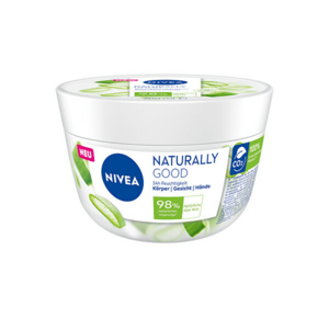Nivea Crema hidratanta pentru fata, corp si mâini Naturally Good (Cream) 200 ml imagine