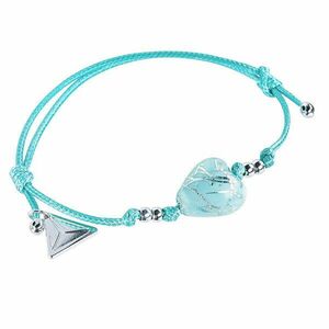 Lampglas Brățară turcoaz Turquoise Caresscu argint pur în perla Lampglas BLH12 imagine