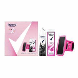 Rexona Set cadou Invisible On Black & White pentru femei, cu husă pentru telefon mobil imagine