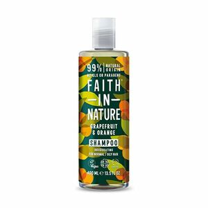 Faith in Nature Șampon natural revigorant pentru păr normal până la gras Grapefruit & pomeranč (Invigorating Shampoo) 400 ml imagine