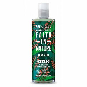 Faith in Nature Șampon natural de întinerire pentru păr normal și uscat Aloe vera (Rejuvenating Shampoo)(Hydrating Shampoo) 400 ml imagine
