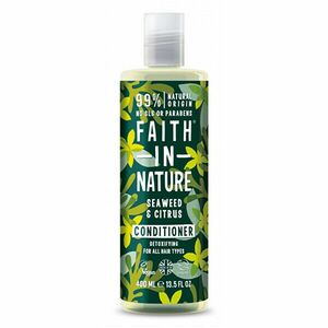 Faith in Nature Balsam natural cu alge marine pentru toate tipurile de păr ({{DetoxDetoxifying Conditioner) 400 ml imagine