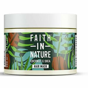 Faith in Nature Mască hrănitoare pentru păr uscat Cocos și unt de shea(Hair Mask) 300 ml imagine