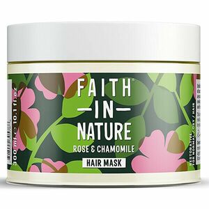 Faith in Nature Mască naturală regenerantă pentru păr normal și uscat Trandafir și mușețel (Hair Mask) 300 ml imagine