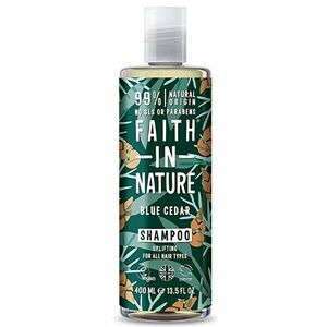 Faith in Nature Șampon natural pentru bărbați Cedru albastru 400 ml imagine