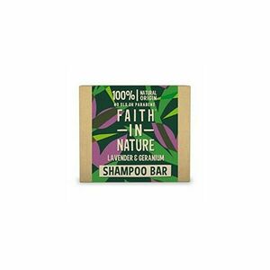 Faith in Nature Șampon solid Lavandă și pelargonie (Shampoo Bar) 85 g imagine